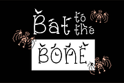 Batty Belfry Halloween Bats Font, a Serif Font by Dancing with Ink (Thumbnail 3 of 24)