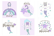 Vector Little Mermaid collections, an Animal Illustration by garu1987 (Thumbnail 6 of 6)