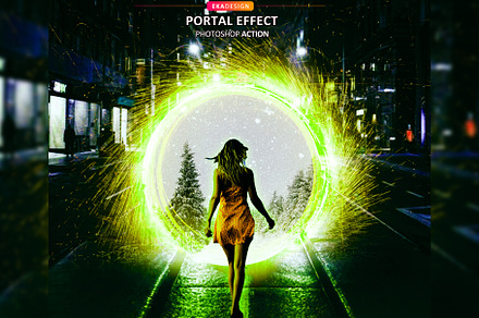 Portal Effect Photoshop Action