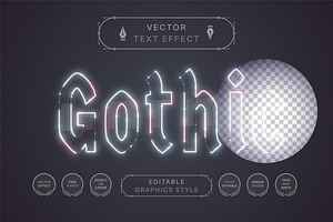 Gothic Ghost - Editable Text Effect