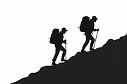 Adventure Trekking Vector Pack, an Illustration by musafir_fashion (Thumbnail 9 of 21)