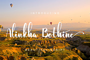Alinkha Bothine, a Script Font by MissinkLab Studio (Thumbnail 1 of 8)