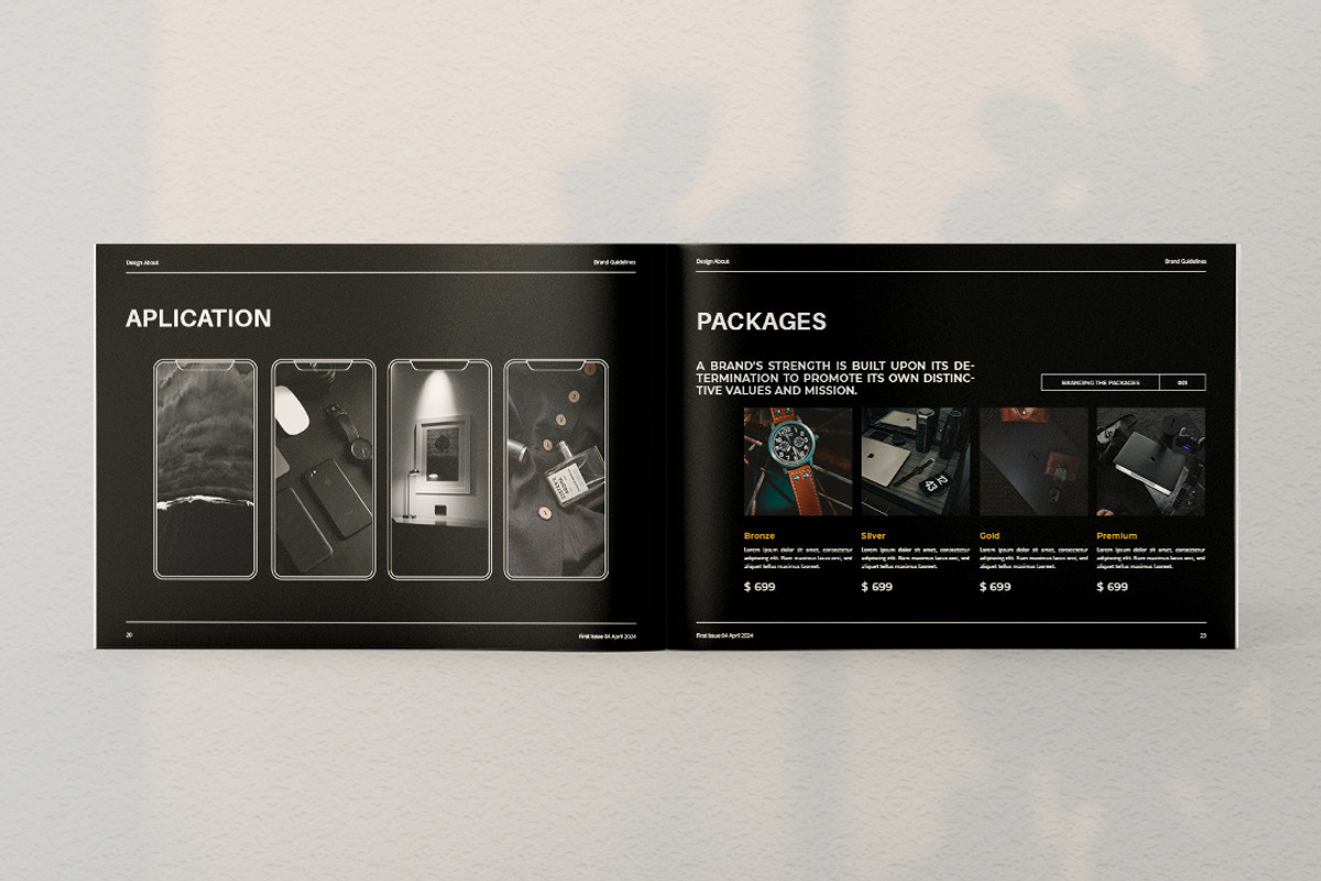 Raven Brand Guidelines, a Presentation Template by Analogi Studio (Photo 11 of 14)