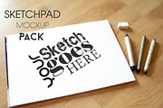 Sketchpad Mockup Pack, a Print Template by LuisFaus (Thumbnail 6 of 10)