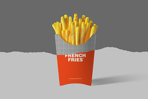 French Fries Packaging Mockups