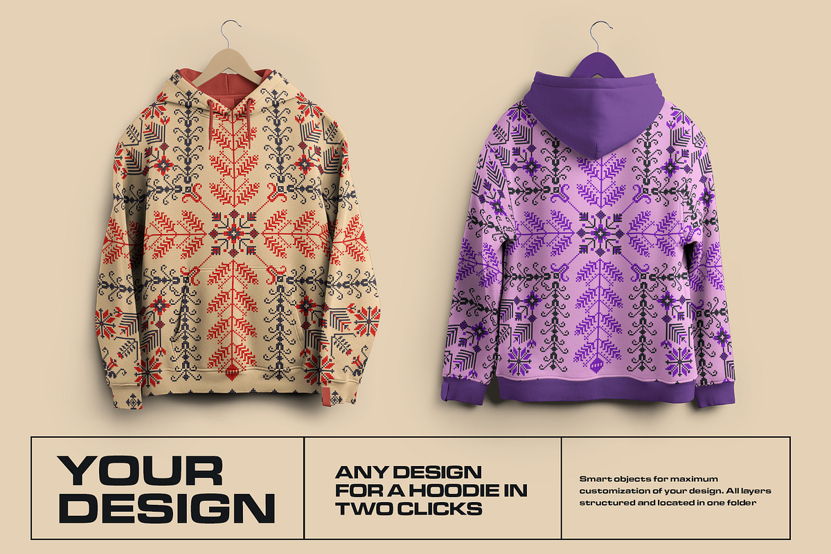 4 Mockups Unisex Oversize Hoodie, a Hoody Mockup by Grow Design Craft Studio (Photo 4 of 7)