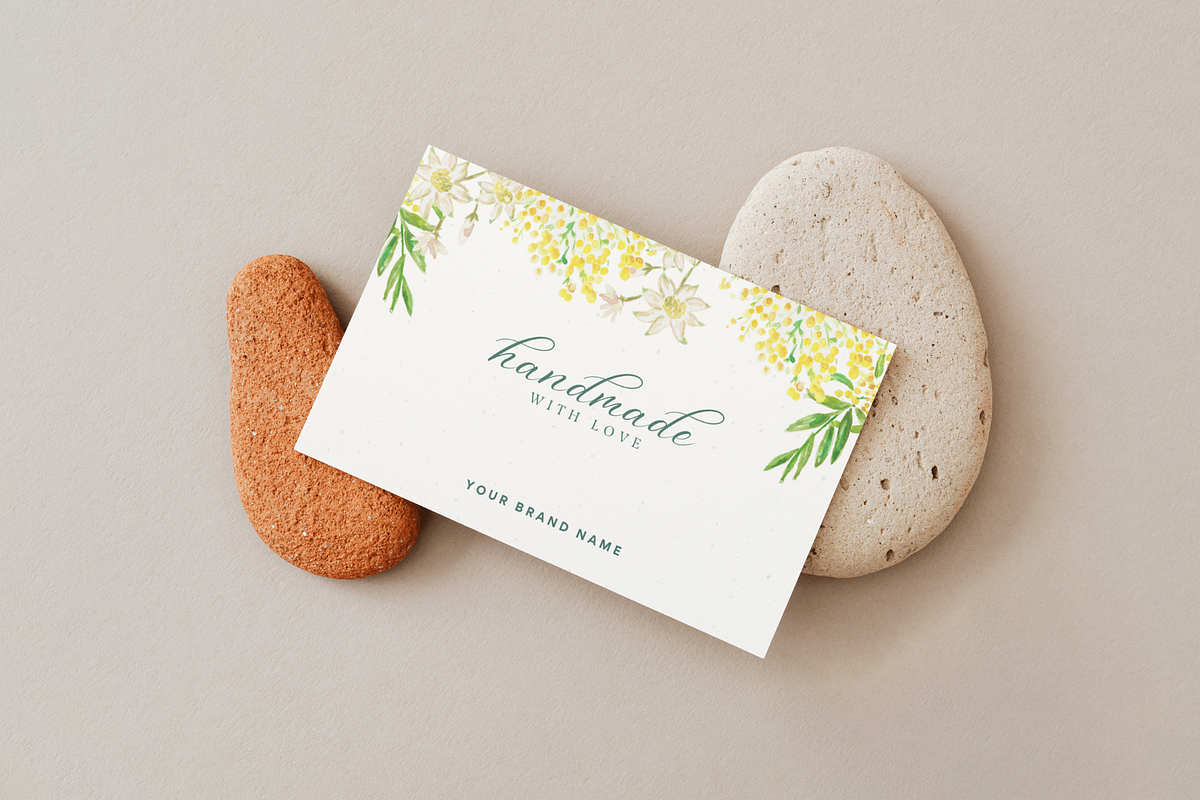 Floral Thank you card Canva Template, a Flyer Template by Hellohastore (Photo 4 of 11)