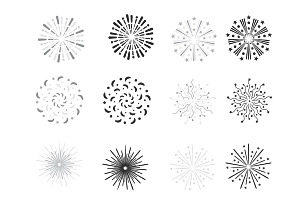 Firework Set 4 Procreate Brush Stamp