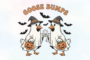 Funny Halloween Goosebumps PNG, an Illustration by CraftArtStudio