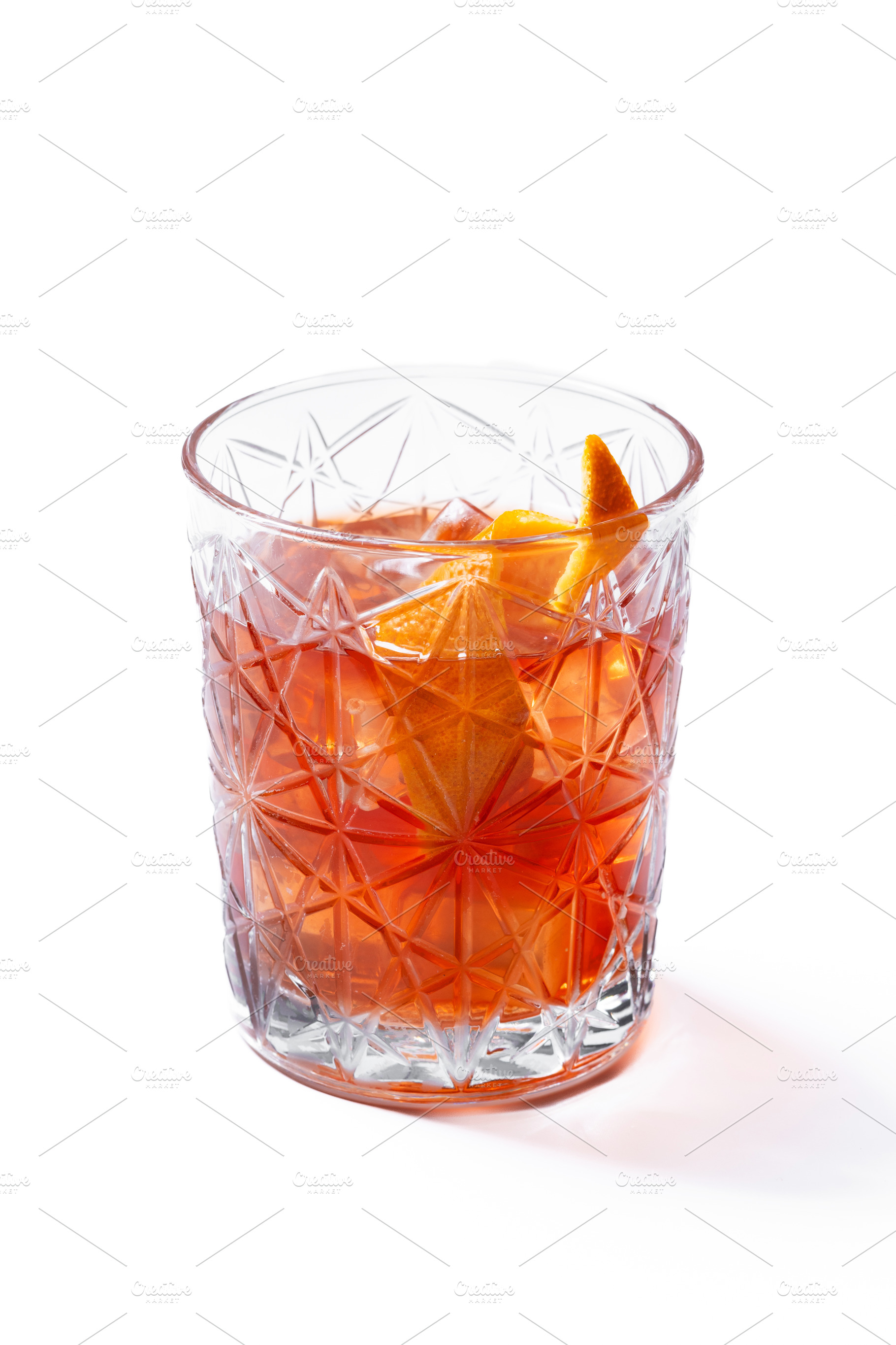 Old Fashioned Cocktail with Orange Peel, a Photo by etorres69