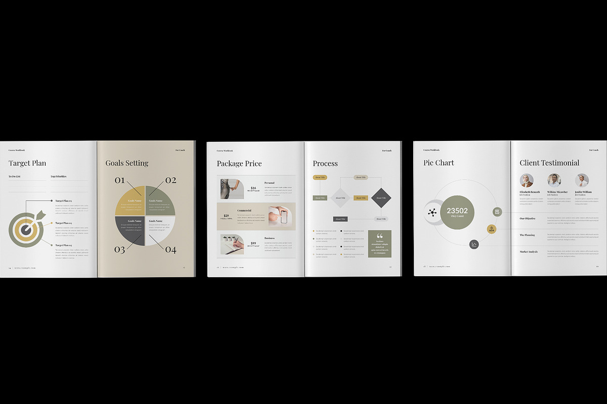 Online Course Workbook Template, a Brochure Template by Spark_Creative (Photo 8 of 10)