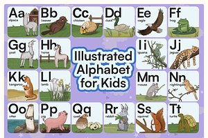 Printable Animal Alphabet For Kids