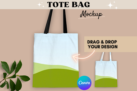 Tote Bag Mockup Canvas Bag Template