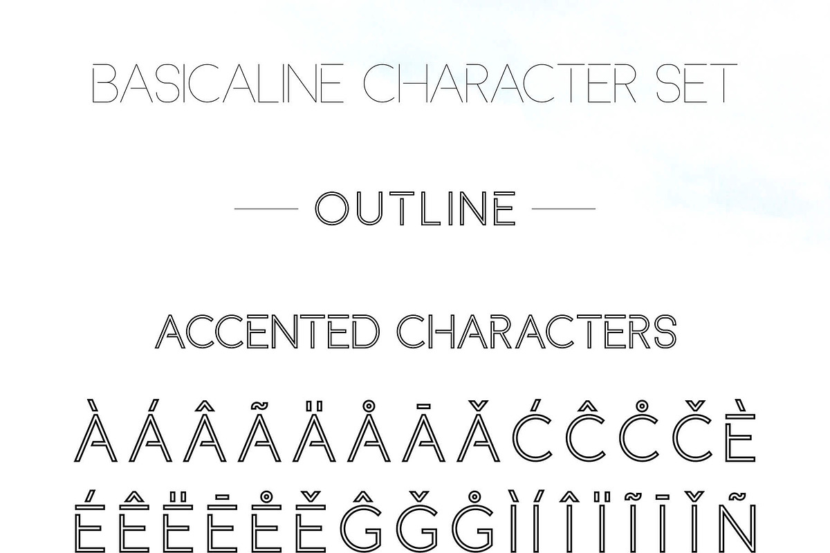 Basicaline Font Family - Sans Serif, a Sans Serif Font by RC graphics (Photo 18 of 21)