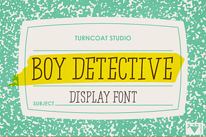 Boy Detective Font