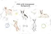 Paws and Puppies watercolor clipart, an Animal Illustration by Eves_Aquadreams (Thumbnail 3 of 8)