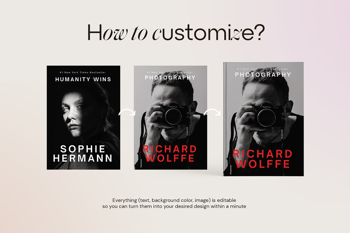 Non-fiction Book Cover Design BUNDLE, a Templates & Theme by September 5th (Photo 10 of 18)