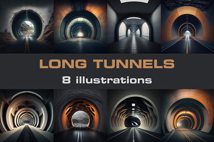 large ultra-realistic tunnel