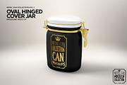 Oval Tin Jar with Clip Cover Mockup, a Product Mockup by INCDesign (Thumbnail 6 of 6)