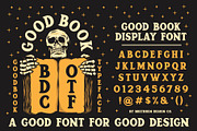 Good Book Display Font, a Font by Brethrendesignco (Thumbnail 1 of 2)
