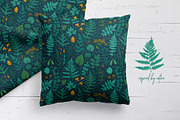 The emerald forest. Pattern design., a Pattern Graphic by MagicForestory (Thumbnail 2 of 4)