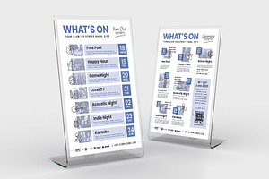 Weekly What's On Flyer Poster