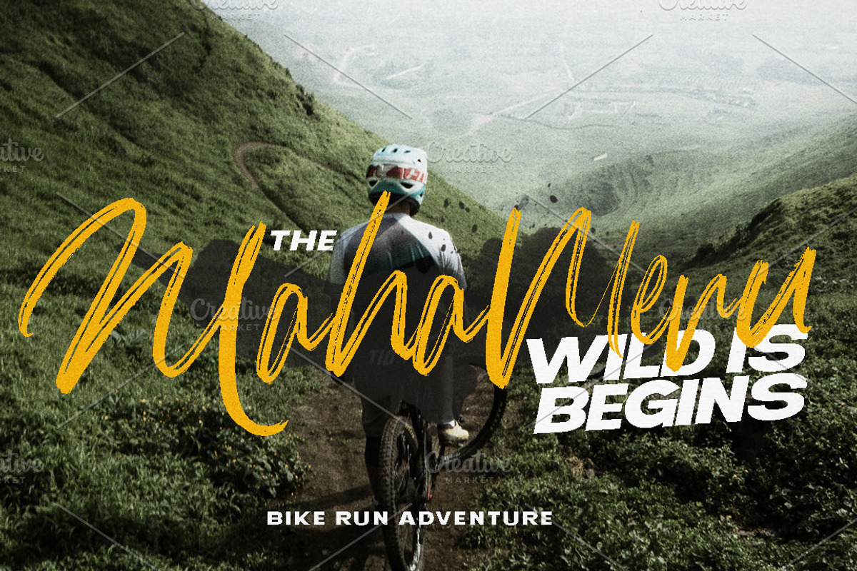 Balecimo - Ordinary Brush Font preview 2