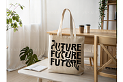Canvas Tote Bag in Cozy Interior, a Product Mockup by MockupWizard (Thumbnail 3 of 3)
