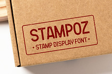 Stampoz Handcrafted Display Font