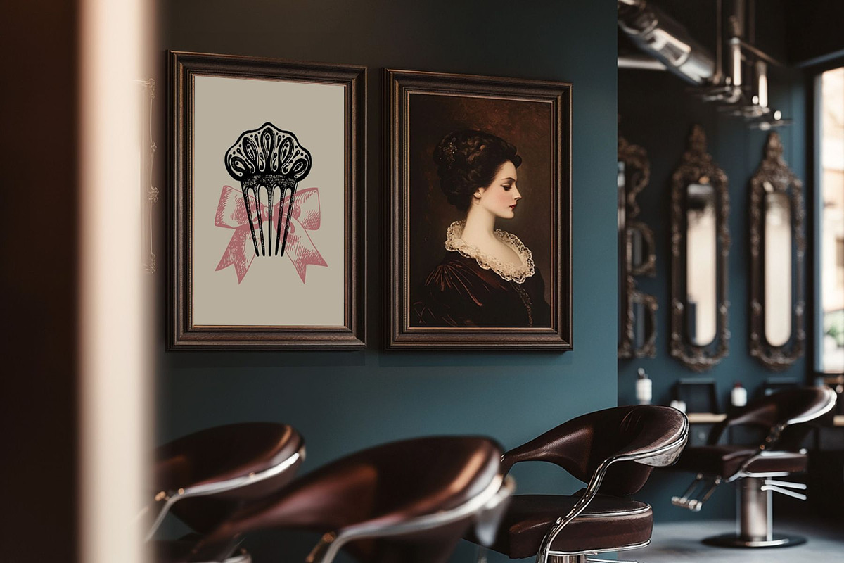 Vintage Beauty Sketches, an Object Illustration by Elena Pimonova (Photo 8 of 8)