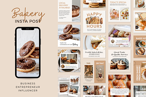 Bakery Instagram Post Templates