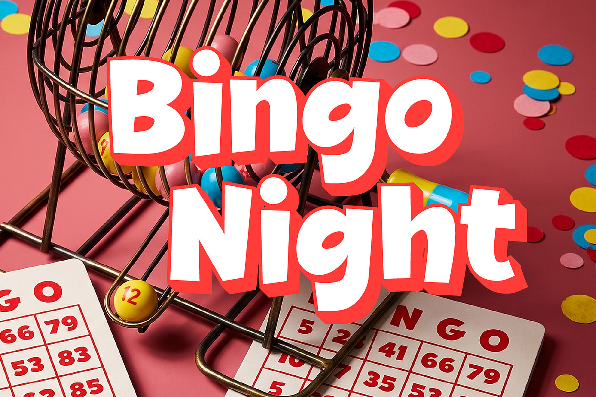 Bingo Night, a Sans Serif Font by Dirty Bandits Type (Photo 1 of 10)