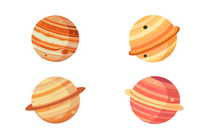 Jupiter Planet Space Illustration