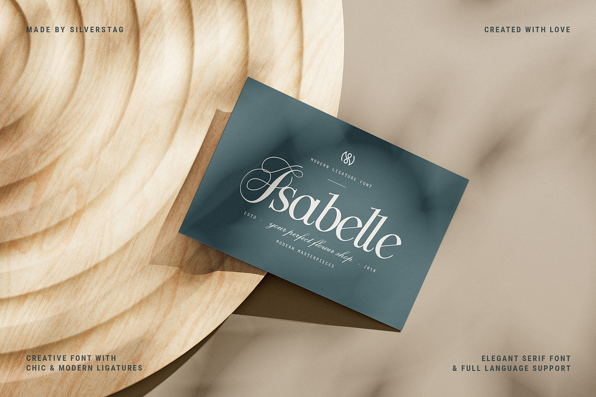 Noir Jolie - Modern Ligature Serif, a Serif Font by SilverStag Type Foundry (Photo 6 of 17)