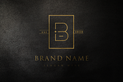 B letter MINIMAL VINTAGE LOGOS, a Branding & Logo Template by Hamed Studio (Thumbnail 3 of 6)