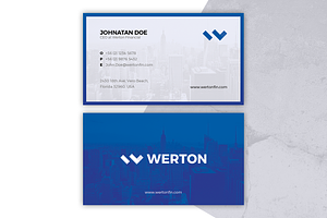 Financial Business Card