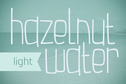 Hazelnut Water Light, a Sans Serif Font by Brittney Murphy Design (Thumbnail 1 of 3)