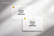 7x5in Paper Card Mockup Set, a Mockup by Custom Scene (Thumbnail 10 of 10)