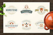 Restaurant Logos & Badges Bundle, a Branding & Logo Template by Vasya Kobelev (Thumbnail 15 of 54)