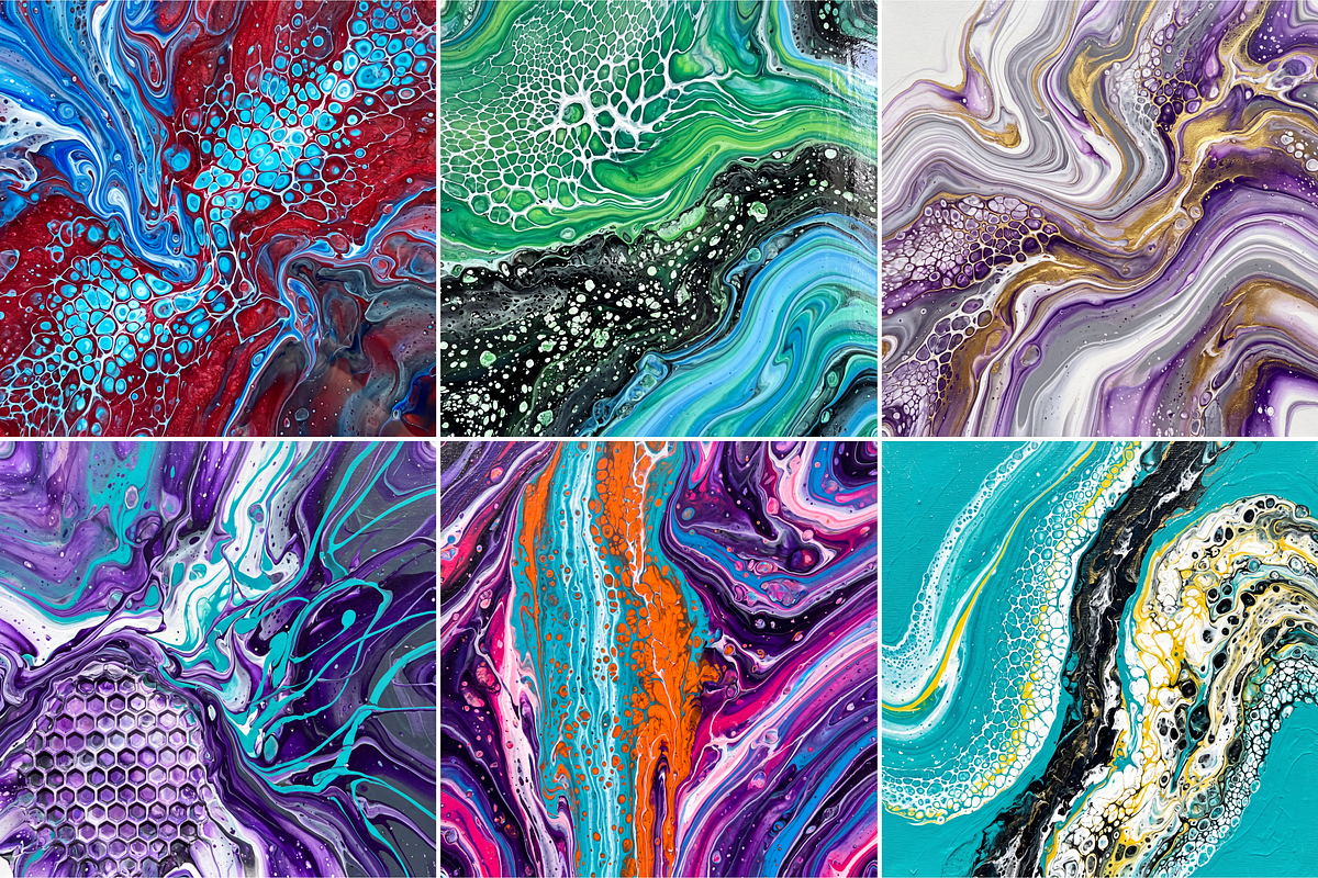 Abstract Fluid Textures, a Texture Graphic by PopotLane (Photo 2 of 8)