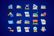 20 Real Estate 3D Icon Set, an Object 3D Model by Bilicube Studio (Thumbnail 5 of 6)