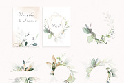 Green watercolor herbs, leaves, a Decorative Illustration by Lisima (Thumbnail 5 of 19)
