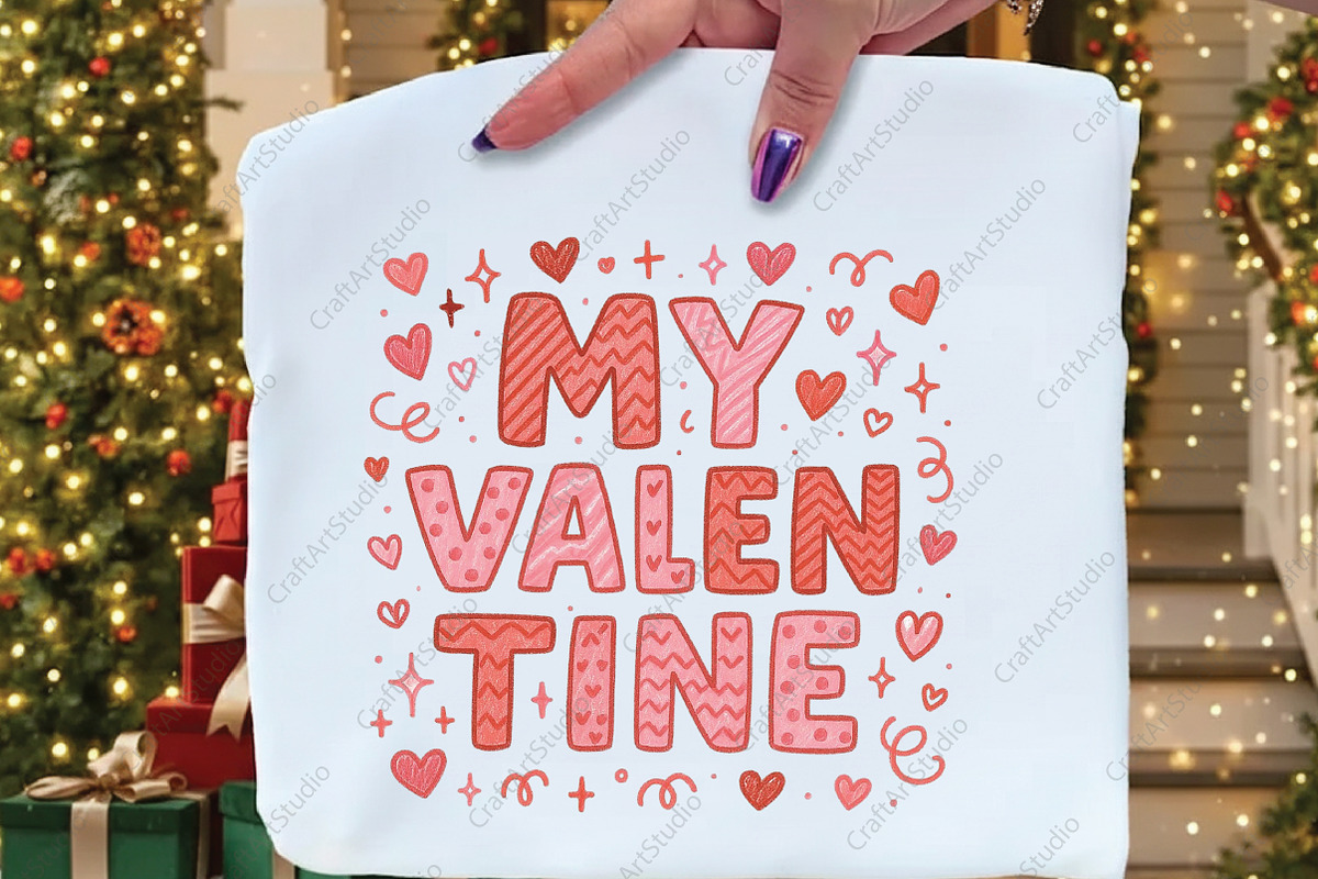 My Valentine PNG Valentines Love, an Illustration by CraftArtStudio (Photo 3 of 4)