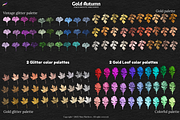 Procreate Gold Autumn Metallic Brush, a Brush Add-On by Fashion Workshop Bkk (Thumbnail 13 of 13)
