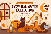 Cozy Halloween Collection, an Object Illustration by uStickery (Thumbnail 2 of 3)