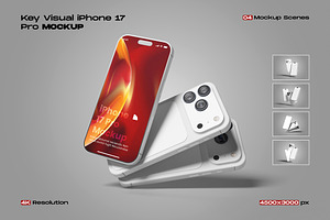Floating iPhone 17 Pro Mockup, an iPhone Mockup by My Code Std