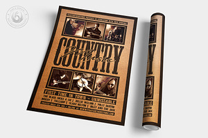 Country Music Flyer Template V4