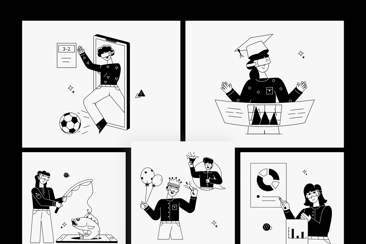 Augmented Reality Illustrations, a Person Illustration by Prosymbols (Photo 8 of 9)