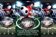 Football and Soccer Flyer, a Flyer Template by DSGraphicDesign (Thumbnail 1 of 2)