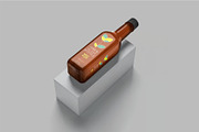 Amber Olive Oil Bottle Mockups, a Product Mockup by megostudi0 (Thumbnail 2 of 7)
